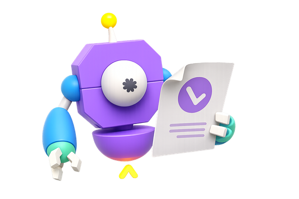 MaThink character with a checklist