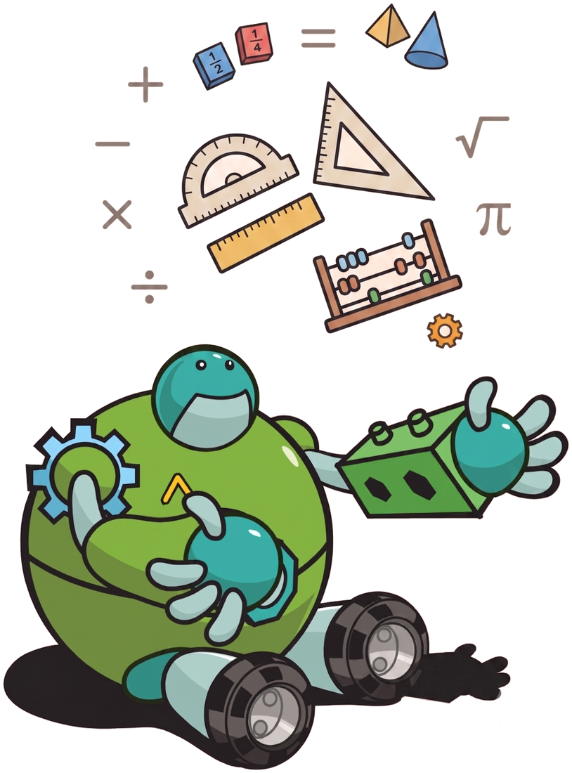 MaThink math robot with geometry tools